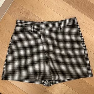 Zara Houndstooth Skort